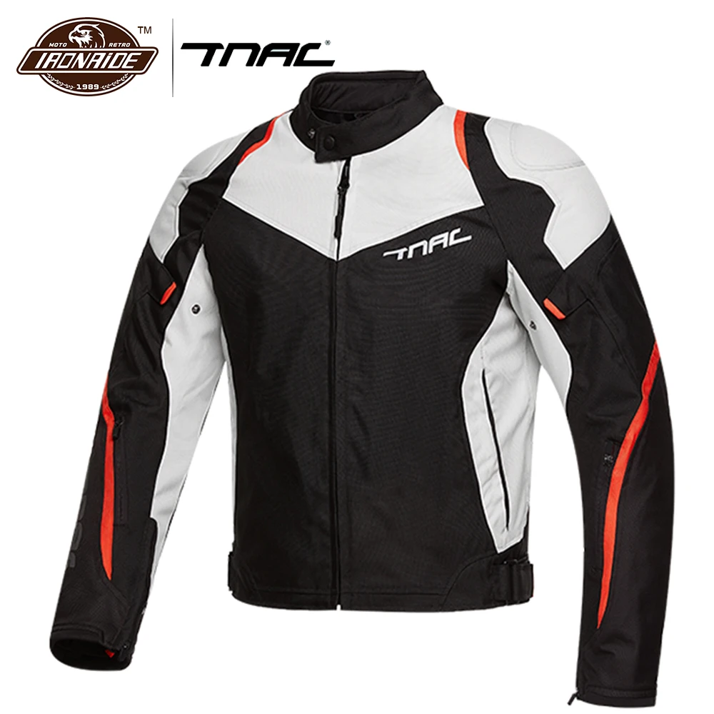 

TNAC Motorcycle Jacket Waterproof Motorbike Riding Jacket Reflective Gears Motorcycle Motocross Jacket Motorbike Protector