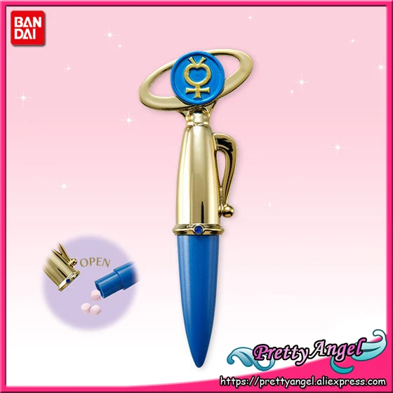PrettyAngel-Подлинная Bandai Sailor Moon 25th anniversary миниатюрная таблеточная палочка(без конфет) Mars Jupiter Venus Pluto Uranus - Цвет: 6-3