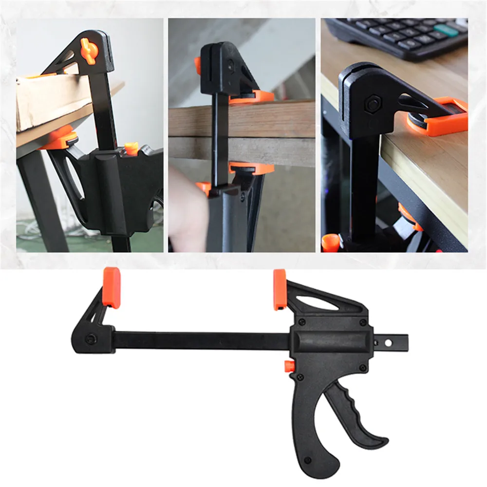 4 Inch DIY Gadget Tool Hand Speed Squeeze Quick Ratchet Release Spreader Work Bar F Clamp Clip Kit | Инструменты