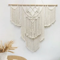large macrame tapestry wall hanging chic art home decor sofa background elegant hand woven bohemian tapestry 100x90cm