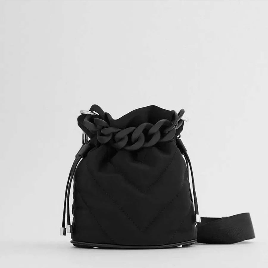 

Acrylic Chain Underarm Bag Trendy Crossbody Bags For Women 2021 Autumn Winter Wide Shoulder Strap Handbag Luxury Bolsa De Hombro
