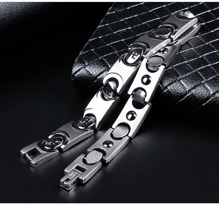 Мужской металлический браслет 19 5 см из нержавеющей стали мужской