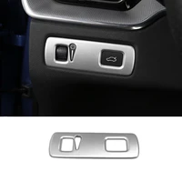 for volvo xc60 2018 2019 car left middle control box decoration cover trim abs matte auto interior accessories styling 1pcs