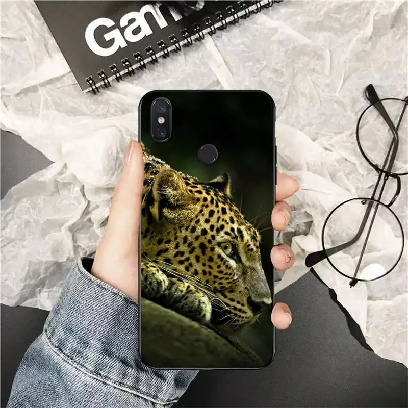 

FHNBLJ Cheetah Panther Luxury Unique Design Phone Cover for Xiaomi Redmi 5 5Plus 6 6A 4X 7 7A 8 8A 9 Note 5 5A 6 7 8 8Pro 8T 9