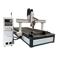 chinese advertising cnc router 2040 4 axis cnc router with side rotary axis desktop atc cnc router
