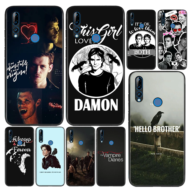 

Silicone Cover The Vampire Diaries For Huawei Honor 9 9X 9N 8S 8C 8X 8A V9 8 7S 7A 7C Pro lite Prime Play 3E Phone Case