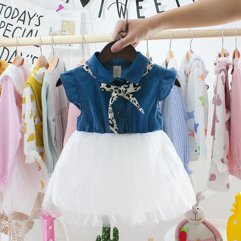 Детские летние платья для девочек на крестины свадьбу 1 й день рождения детская