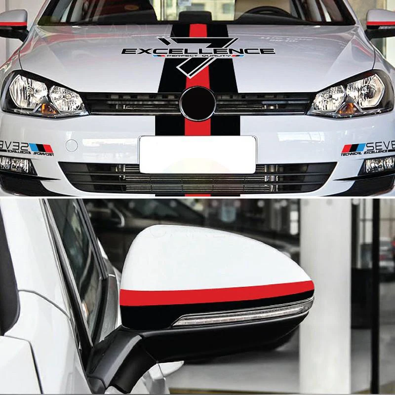 

Car Goods Car Stickers Exterior Details Stickers Car Accessories For Volkswagen Golf 4 5 6 7 TSI TCR Polo Racing Decal