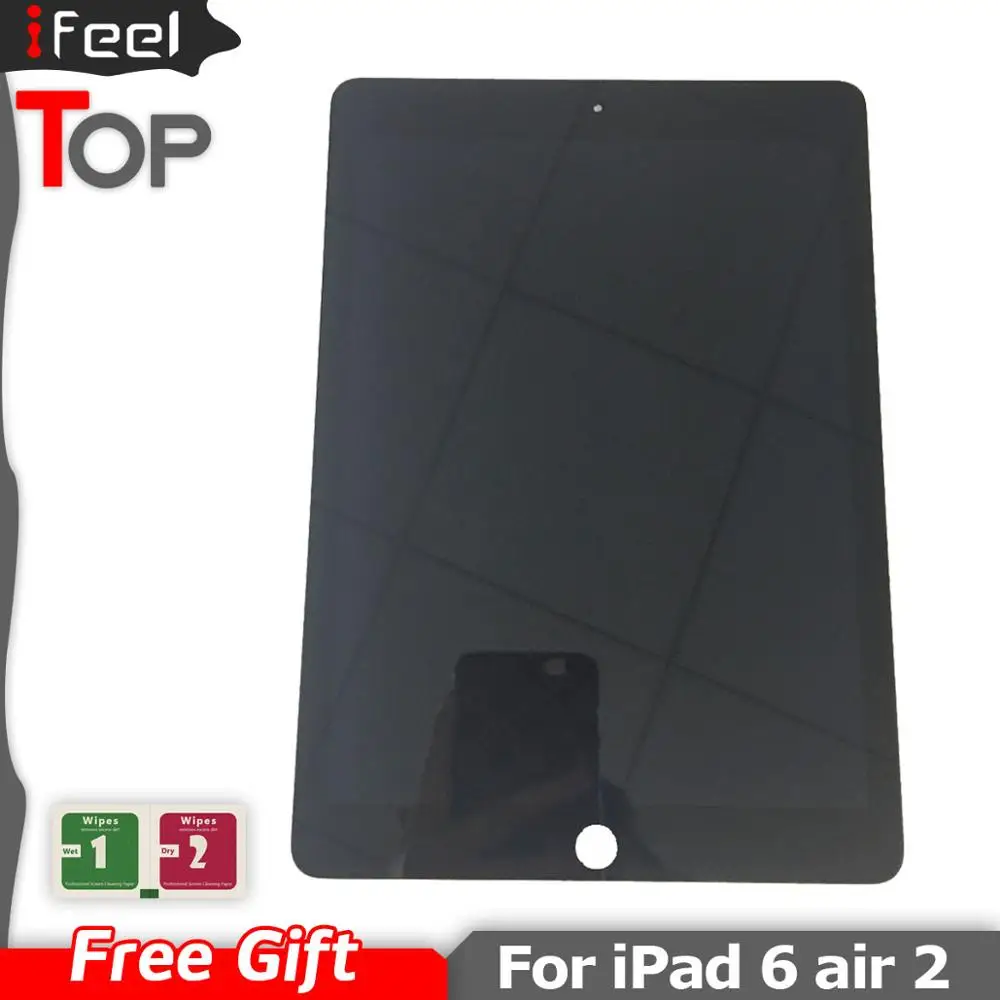ЖК-дисплей для Apple iPad 6 Air 2 A1567 A1566 9 7 '' замена кодирующий преобразователь