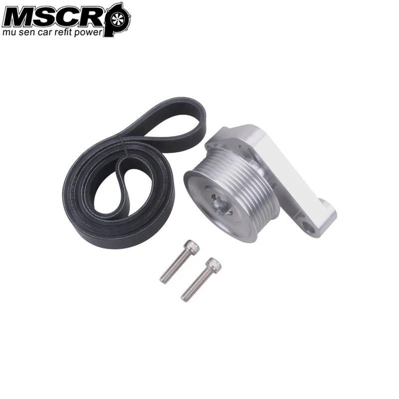 

Adjustable EP3 Pulley Kit For Honda 8th 9th Civic All K20/K24 Engines with Auto Tensioner Keep A/C Installed