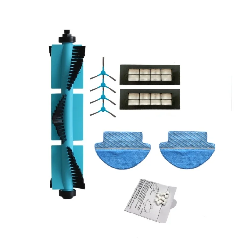 

10pcs/lot Roller Brush Hepa filter Side Brush for Cecotec Conga 3090 Series Vacuum Cleaner Mop Pad Cloth Accessory