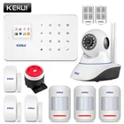 Kerui G18 домашняя система охранной сигнализации 80dB, охранное устройство для дома Франция GSM, охранное устройство для дома с управлением через приложение