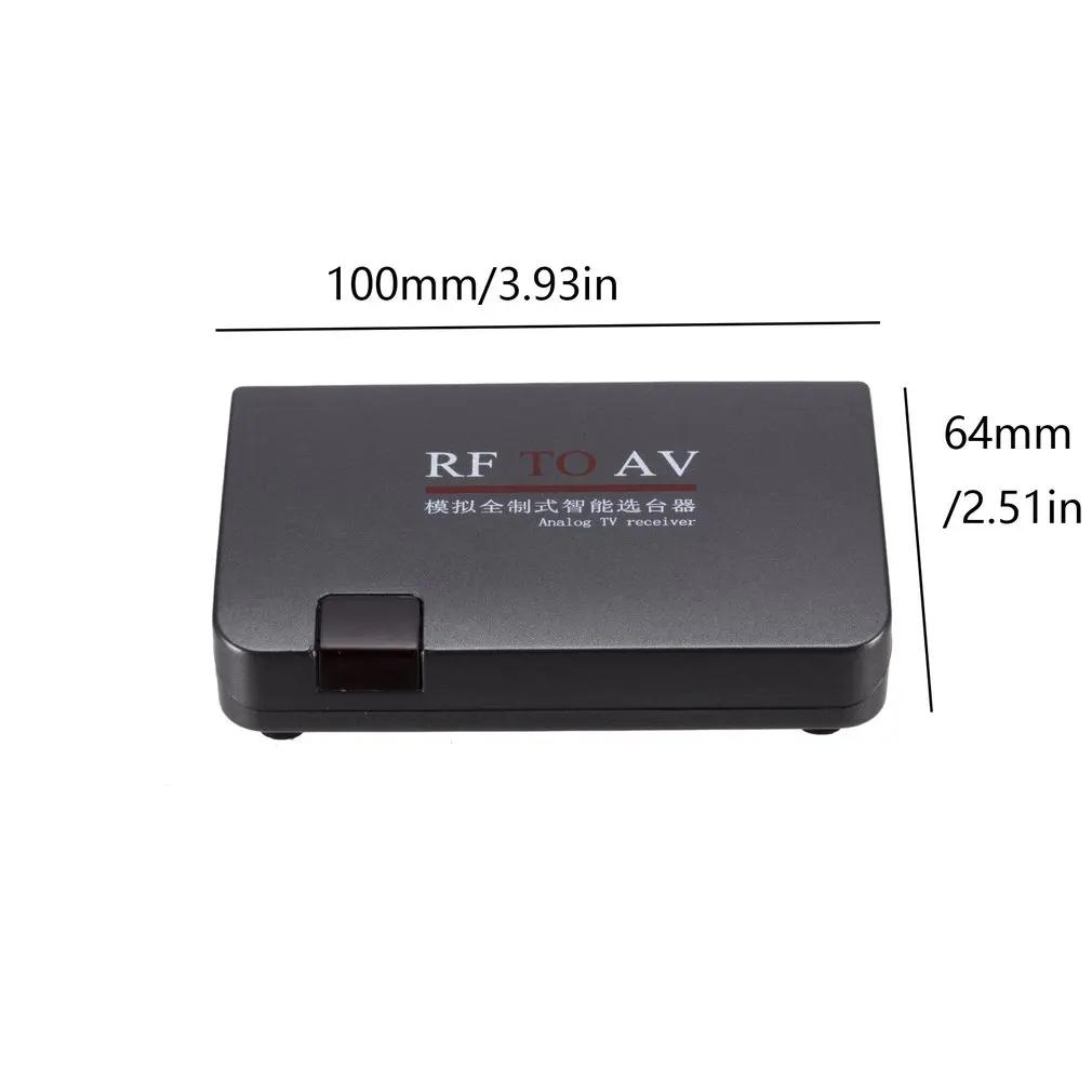 

Mini Portable RF To AV Analog TV Receiver RF To AV Converter Modulator Power Adapter USB Port with Video Cable
