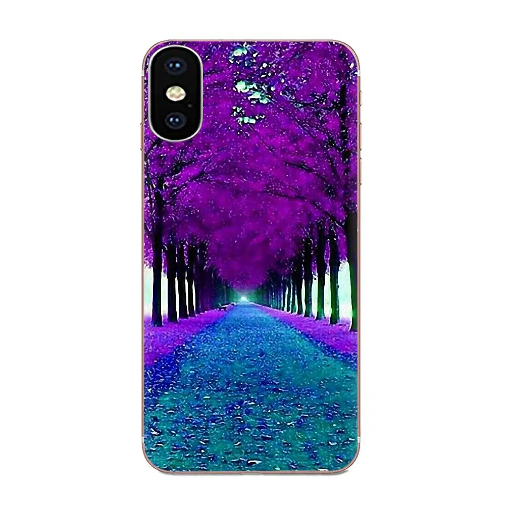 Чехол для телефона с принтом цветок фиолетовый Lavandula Sony Xperia Z Z1 Z2 Z3 Z4 Z5 compact Mini M2 M4 M5