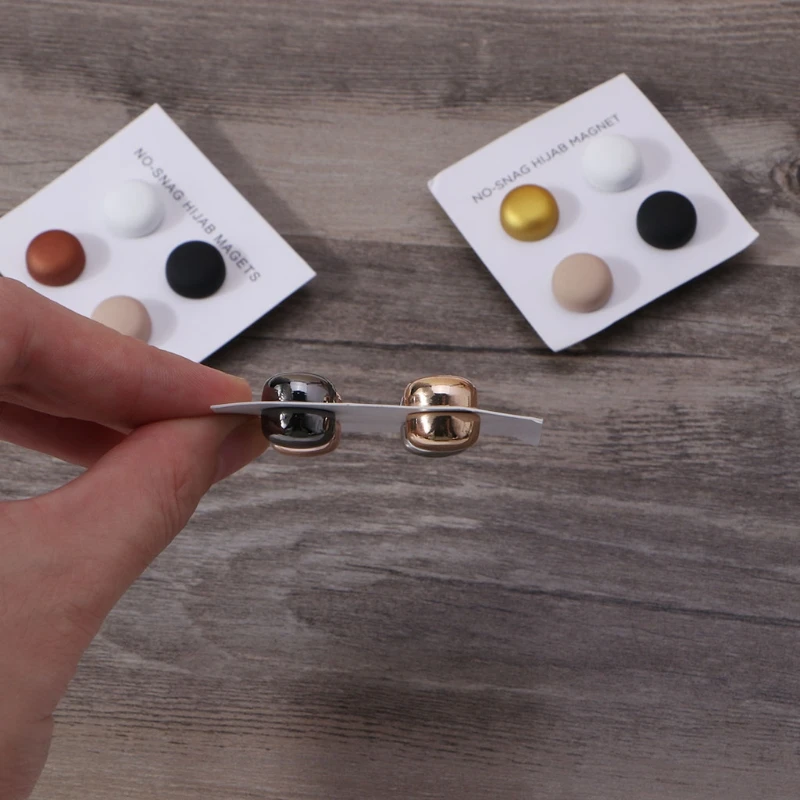 4 шт. безопасная брошь на хиджаб сильное металлическое покрытие Магнитный зажим