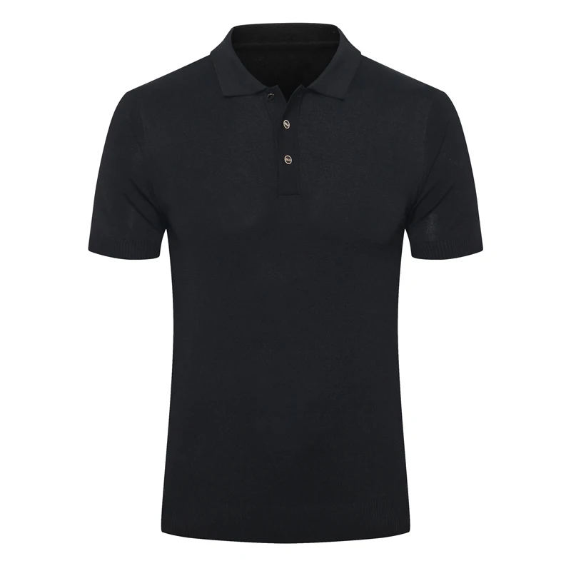 Рисунок 3 - Мужская шелковая рубашка-поло с коротким рукавом