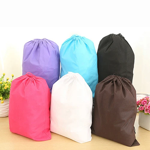 Laundry Shoe Travel Pouch Portable Tote Drawstring Storage Bag Organizer | Дом и сад