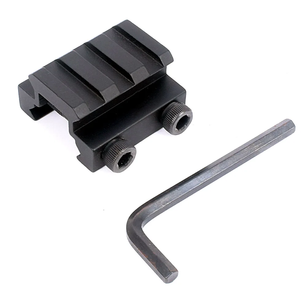 1/2 &quot3 слотовый низкая Riser Вивер Picatinny кронштейн для прицела крепление рельса 20 мм