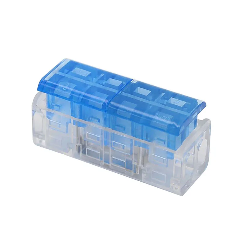 10 шт. 2 пары проходных клеммных колодок для зачистки проводов мягкая (жесткая)