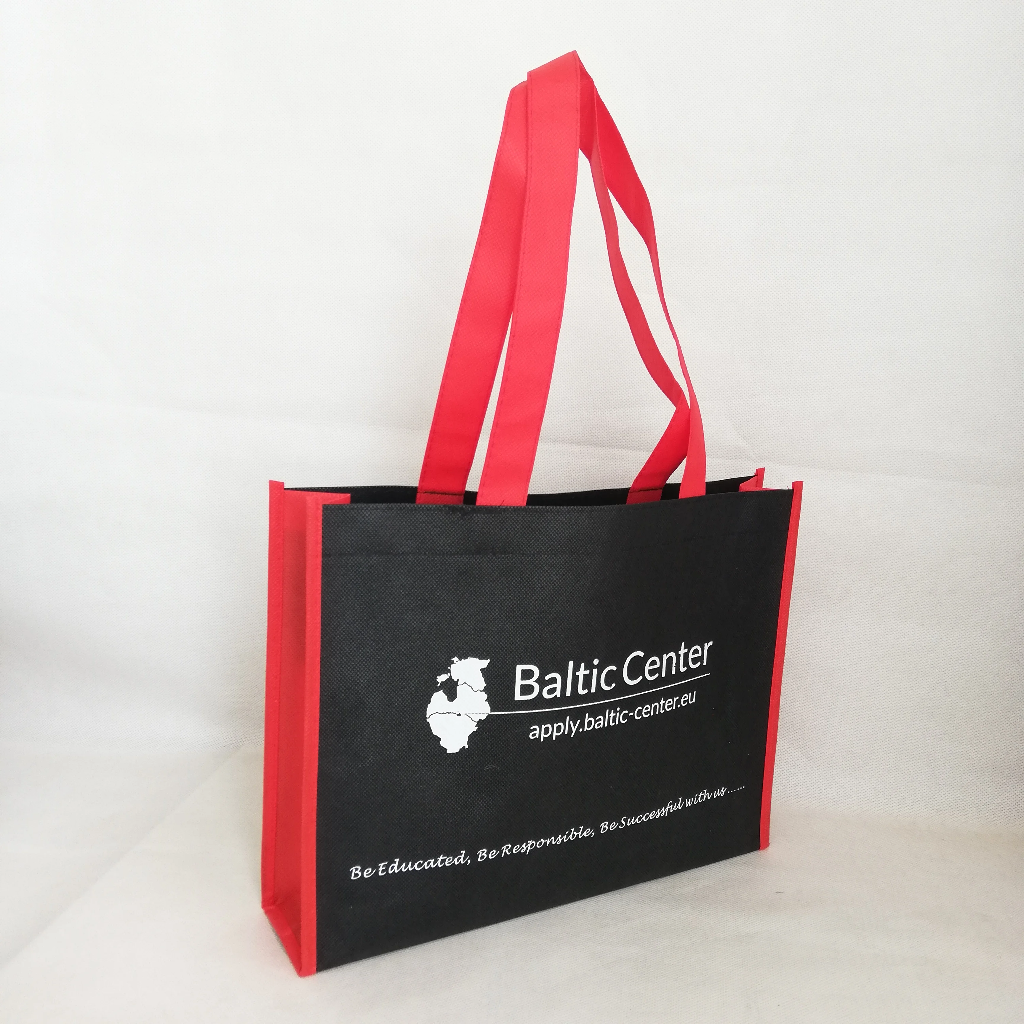 Оптовая продажа 500 шт./лот рекламные многоразовые хозяйственные сумки с