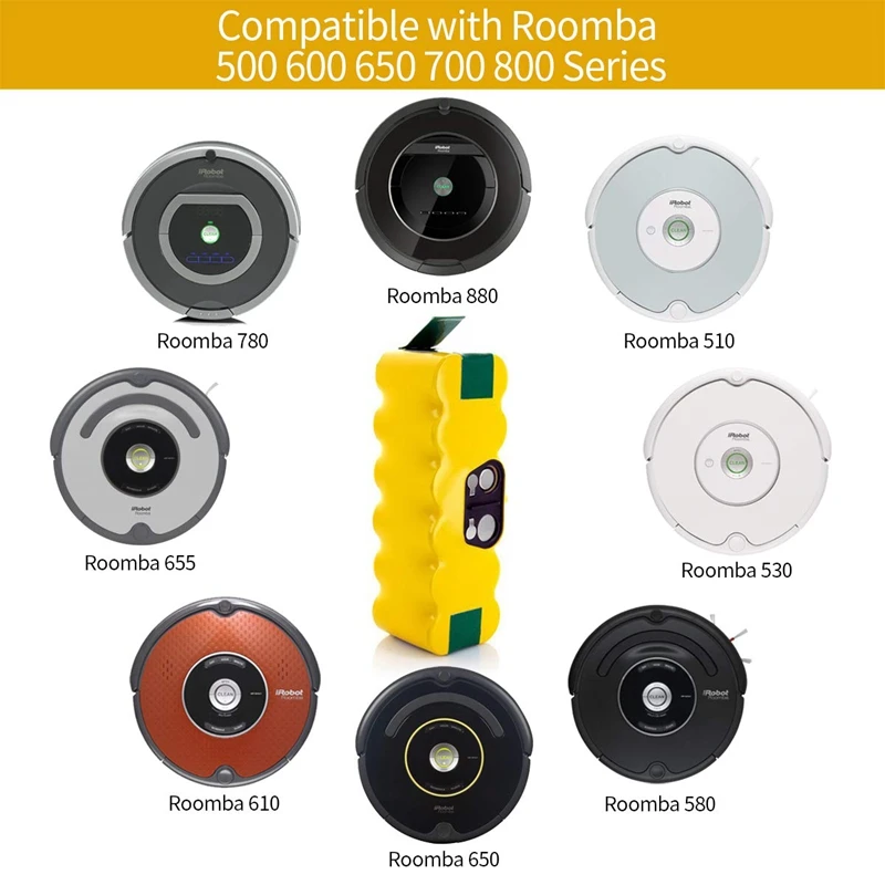 Никель-металлогидридный аккумулятор 3500 мАч для Roomba R3 500600700 и 800 900 серии 500 510 530 531 532