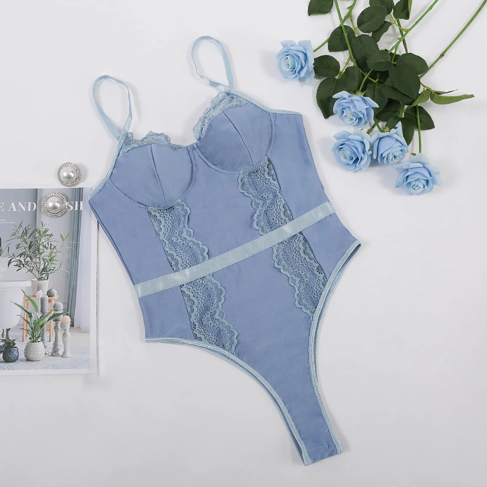 Women Teddy Lenceria Sexy Mujer Sexi Babydoll Underwear Costumes Sleepwear Lingerie Erotic Baby Dolls Bodysuit | Тематическая