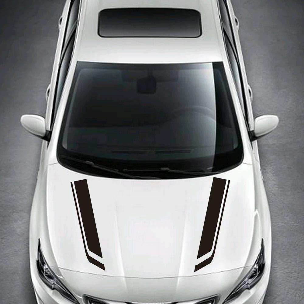 

2 шт., виниловые наклейки на капот автомобиля