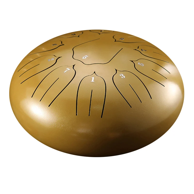 Новый 6in 8 тон Сталь язык барабан C Ключ ударный инструмент Handpan барабана с молотки