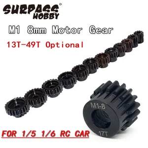 Шестерня двигателя M1 8 мм 13T 14T 15T 16T-20T 20T-25T 26T-30T 31T-49T для 15 17 ARRMA 4WD Outcast 8S радиоуправляемый двигатель автомобиля EXBRC X-MAXX