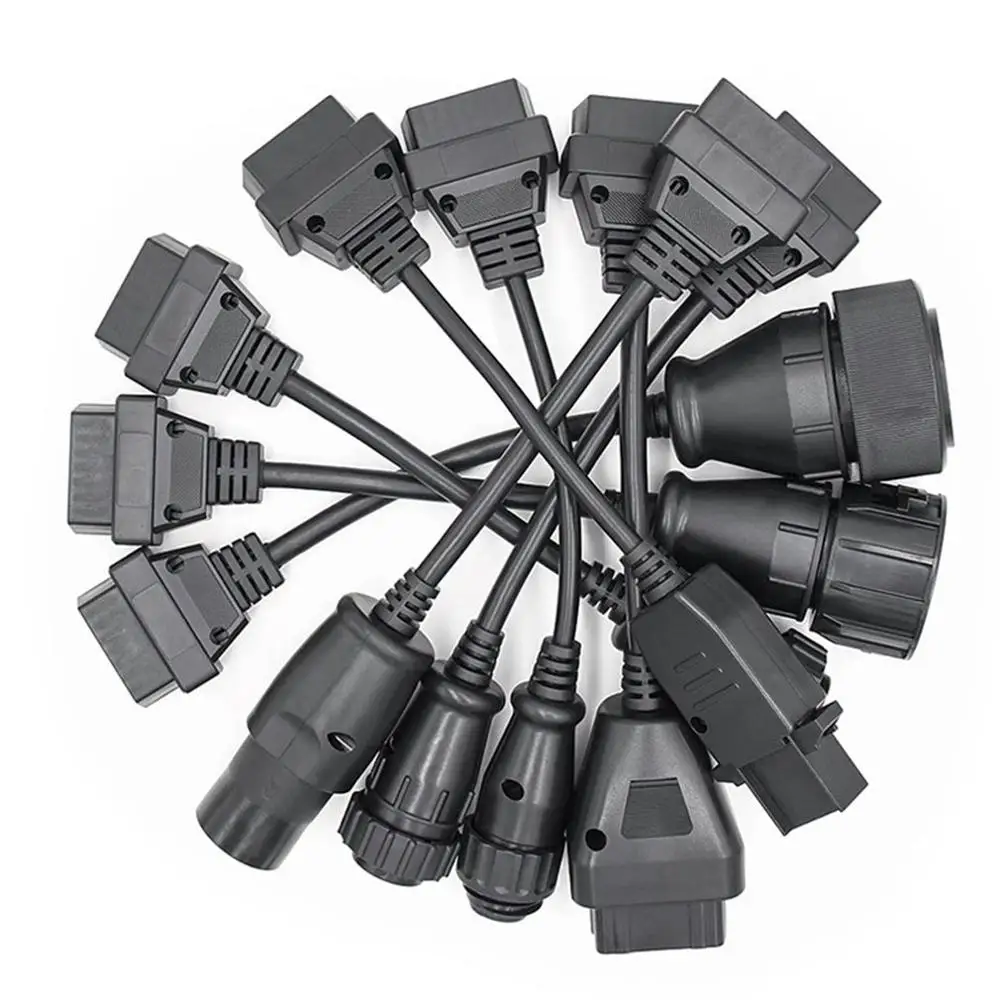 Кабели для грузовиков Pro OBD2 OBDII автомобильные кабели диагностический инструмент