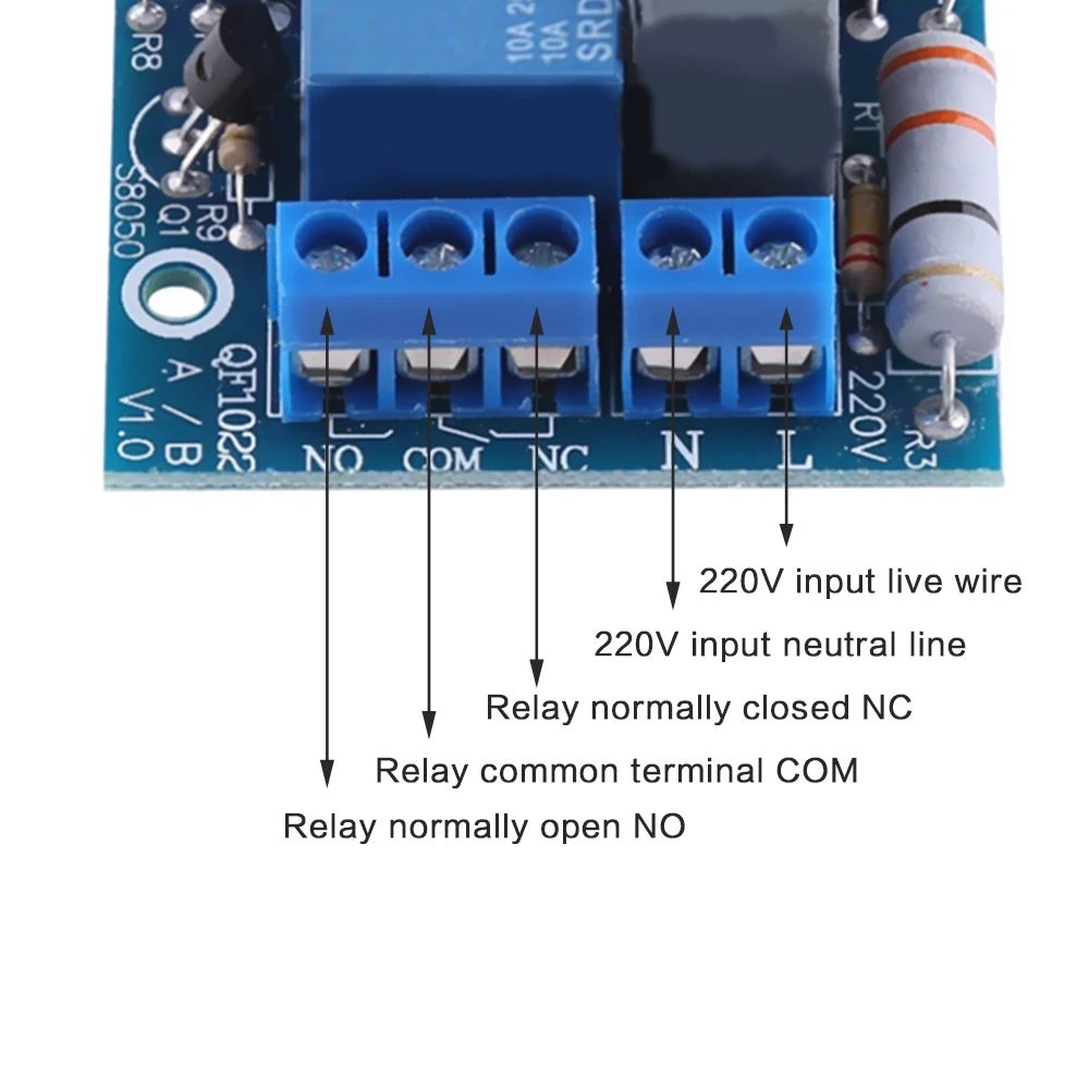 

220v Delay Off Delay Power On Relay Module Minute Hour Control Switch with Normally Open Normally Closed