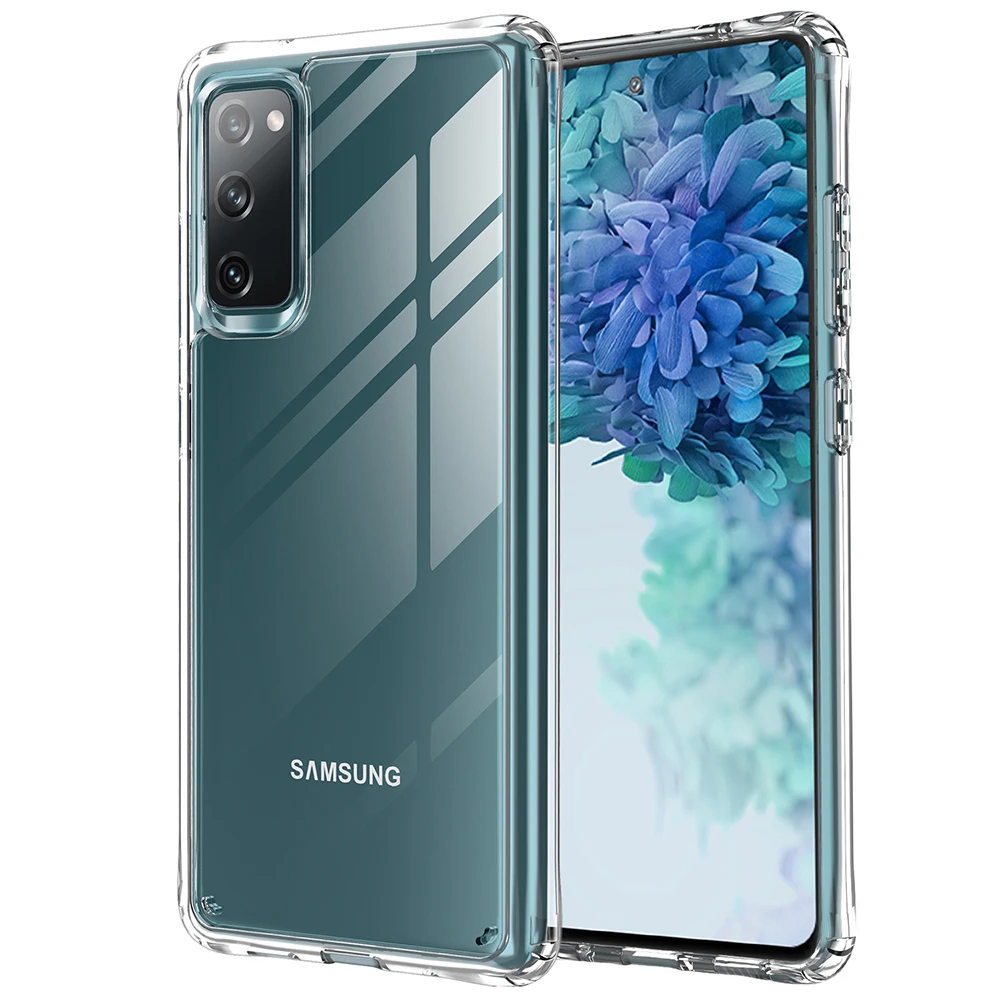 

For Samsung A7 A9 2018 A20 A30 A50 A70 Luxury Hybrid Clear Case For Samsung A21s A71 A51 A31 A11 A91 Hard Transparent Soft Case