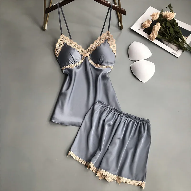 Creation 101 Пижама с нагрудным подкладом женские шорты на подтяжках костюм из двух