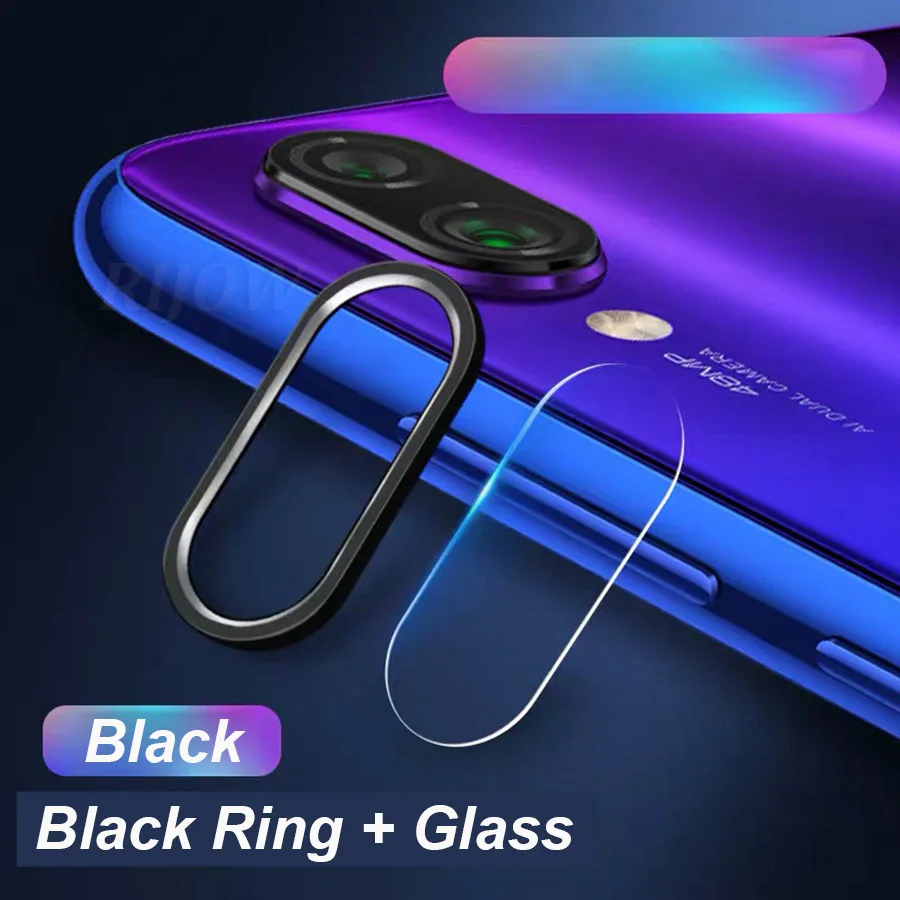 Redmi Note 7 Tempered Glass Pro Metal Camera Lens Protective Ring Screen Protector Phone Global Note7 Xiaomi | Мобильные телефоны и