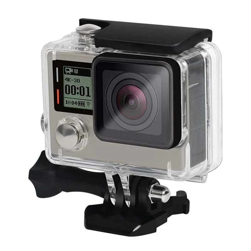 Аксессуары для Go Pro Водонепроницаемый чехол Gopro Hero 3 + / 4 защитный подводного