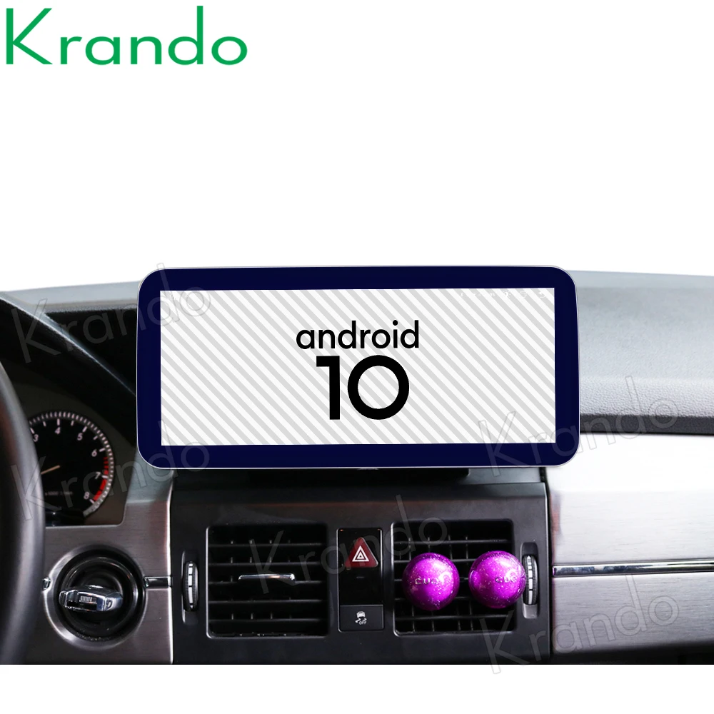 Автомобильный радиоприемник Krando Android 10 0 25 дюйма dvd-навигация для BENZ GLK 2008-2016