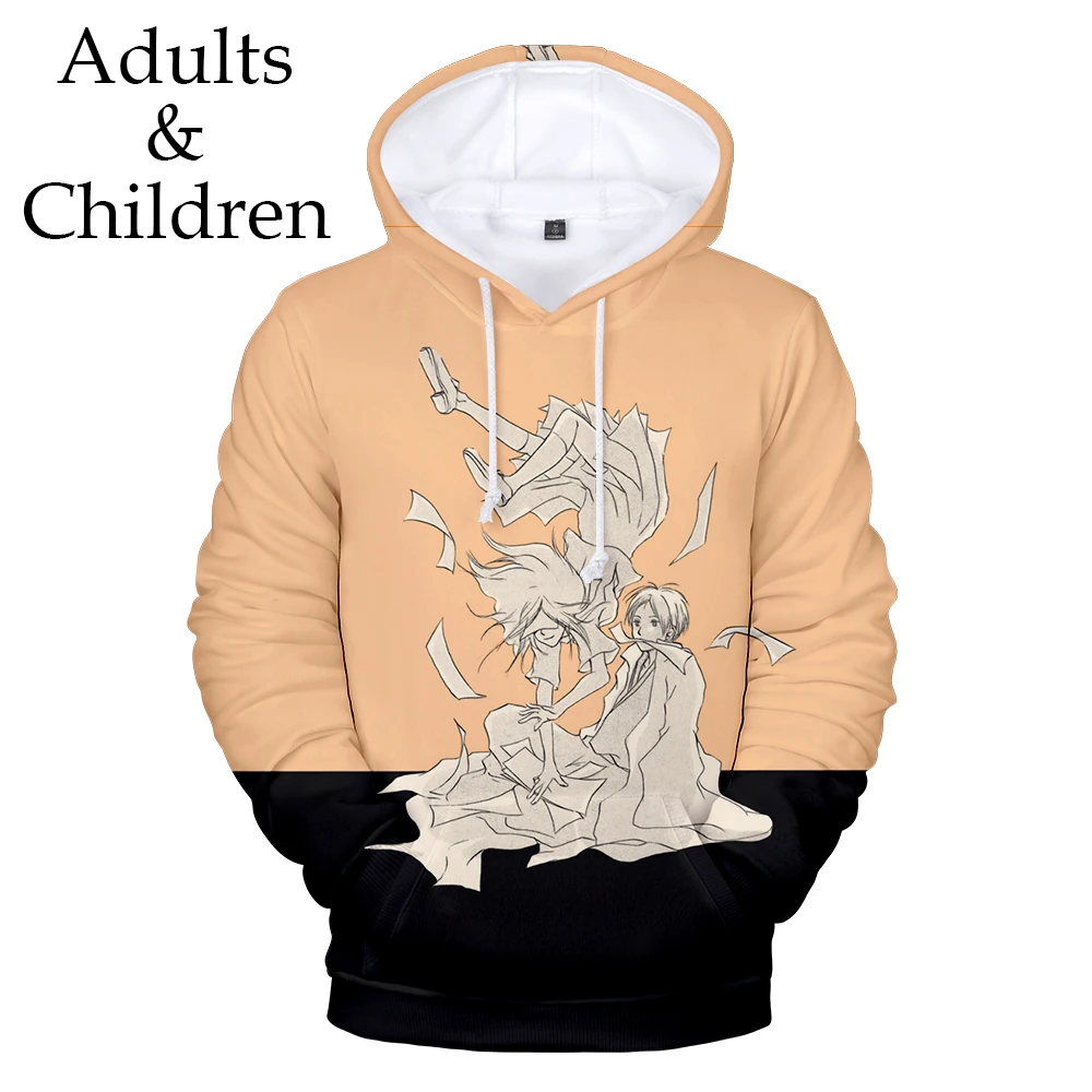 Новый Нацумэ книга друзей 3D Толстовка для подростков осенние детские Natsume худи