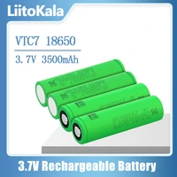 liitokala original 3 7v 3500mah inr18650 vtc7 rechargeable li ion battery for laser pointer flashlight torch power tools cel