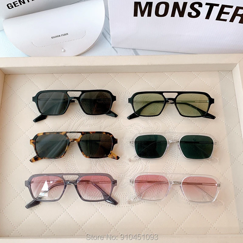 

2021 New Gradient Polarized Sunglasses Acetate Glasses Men women Driving Anti Glare Gentle Brand Kings Sunglass Luxury box