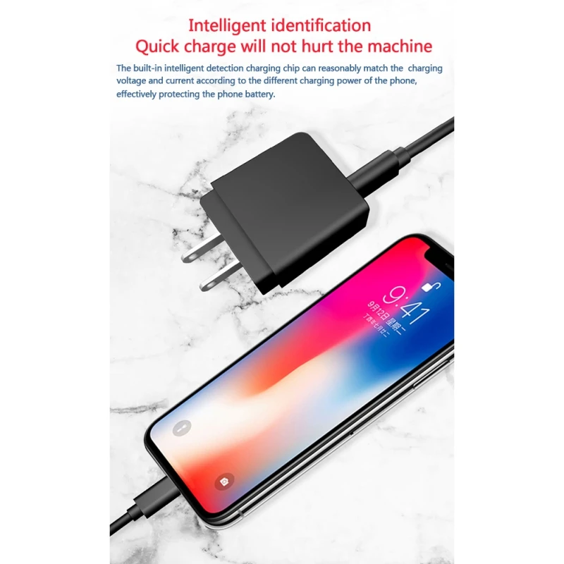 

18W Fast Wall Charger USB-C Power Adapter PD Cable Cord For IPhone 12 11 Pro Max XR Fast Charging