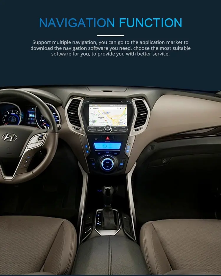 JDASTON Android 9,0 автомобильный dvd-плеер для hyundai IX45/Santa fe 2013 wifi Мультимедиа gps стерео 2 Din Автомобильный магнитофон