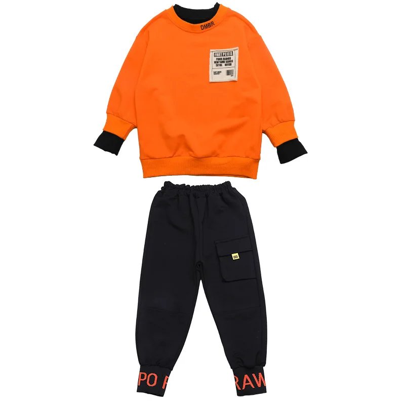 

New Arrive Spring Autumn Boys Clothing SuitsSweatshirts+ Pants 2pcs/Set Kids Jacket Teenager Sport PerformanceCostume Tracksu