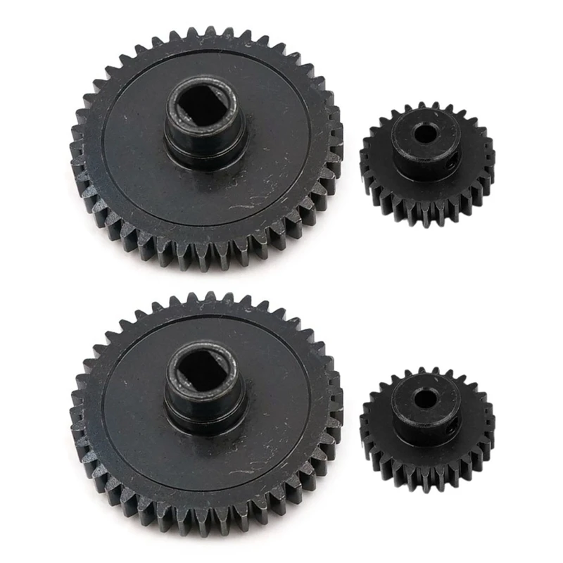 

2X Upgrade Metal 27T Motor Gear 42T Reduction Gear for Wltoys 144001 1/14 RC Car Spare Parts Accessories