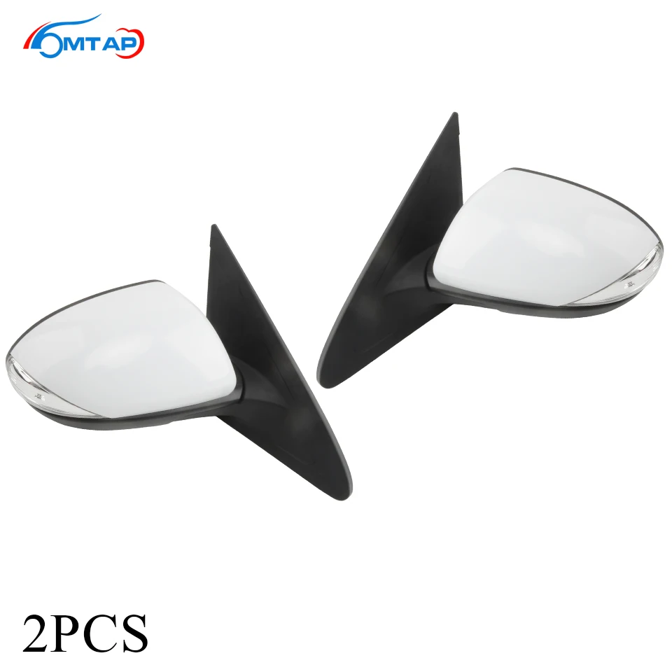 MTAP 2PCS Outer Door Rearview Mirror Assy For Mazda 3 BL 2008 2009 2010 2011 2012 2013 2014 7-PINS With LED Electric Folding | Автомобили