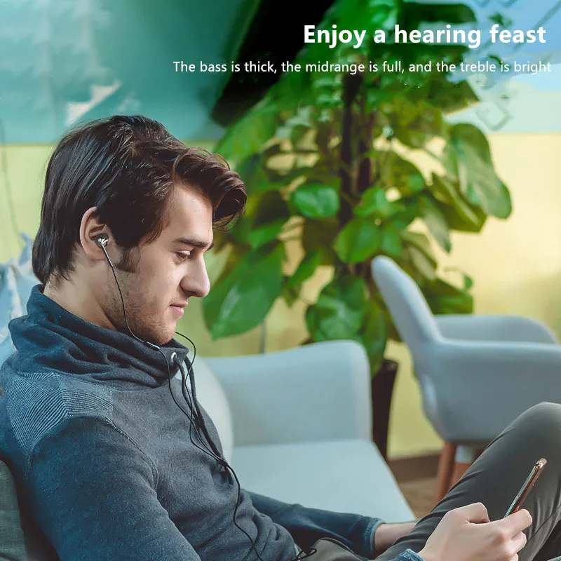 OwnFone X7 полностью Металлическая Проводная гарнитура бас музыкальные наушники 3 5