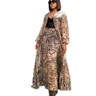 Комплект из 3 предметов, Женская африканская одежда, африканские Дашики, новый модный костюм из двух предметов, Длинный топ и широкие брюки, женский костюм для вечевечерние
