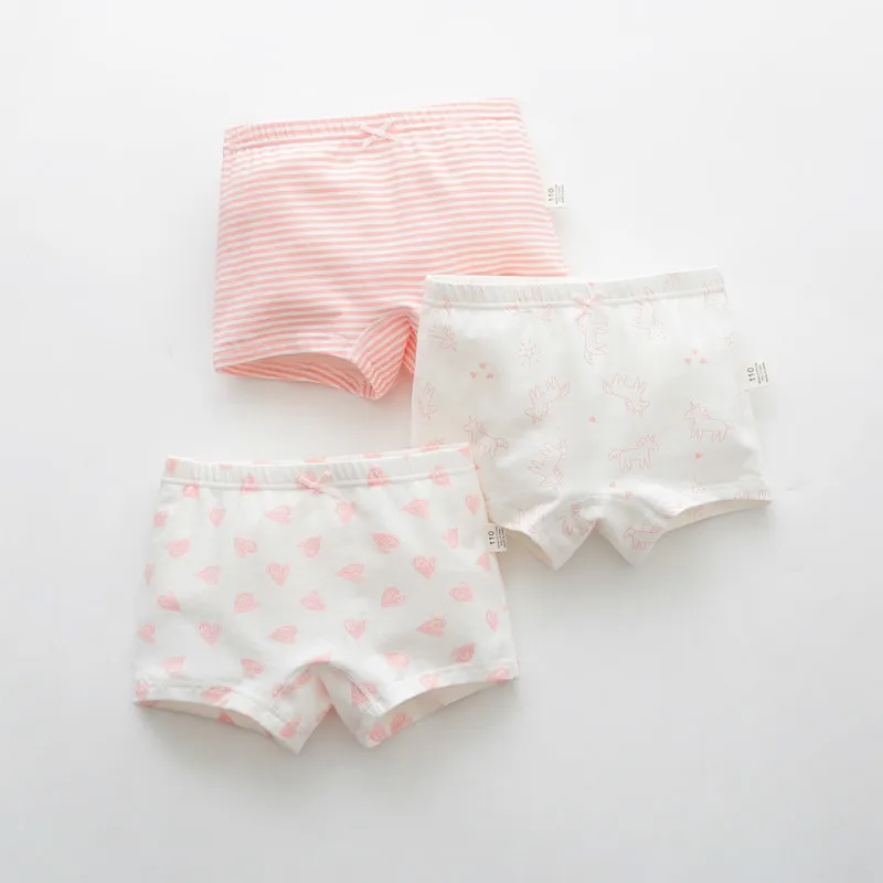3 шт./лот нижнее белье для маленьких мальчиков и девочек детские трусы трусики в