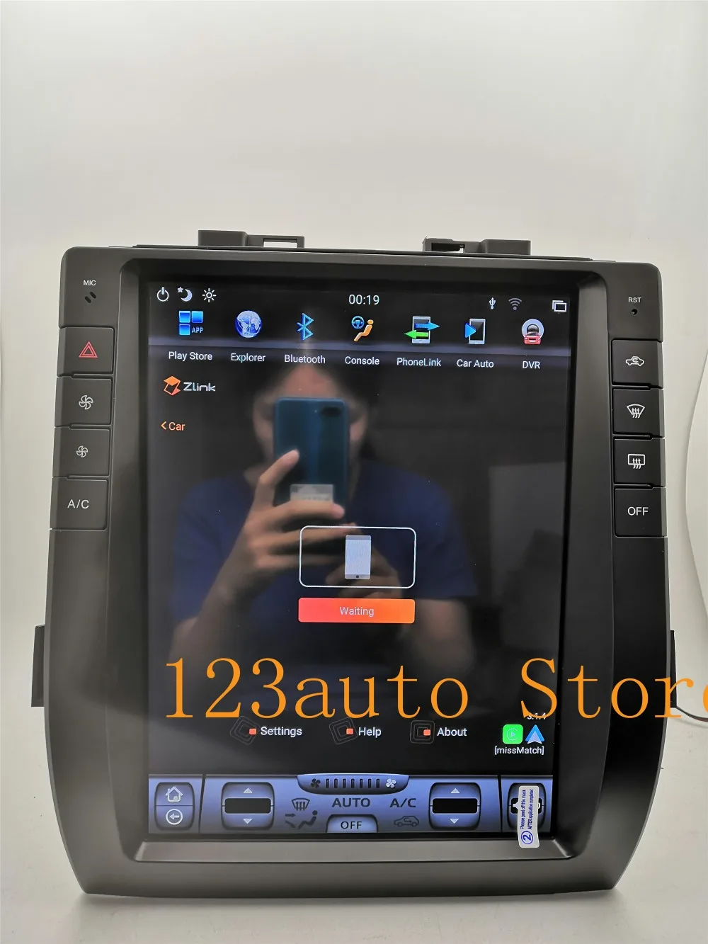 13 дюймов вертикальный экран Tesla стиль Android 8,1 Авто DVD gps навигатор плеер для TOYOTA Alphard ips PX6