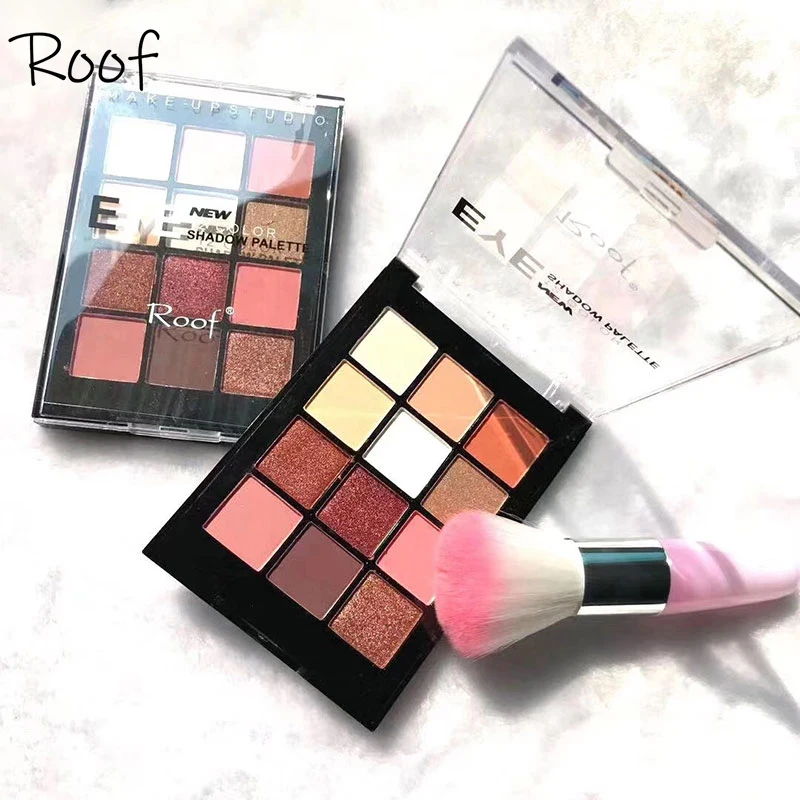 

2019 Eye Shadow Palette Shimmer Professional Eye Shadow Long Lasting 12 Color Shadow Matte Eyelid Colorful Party Makeup Pallete