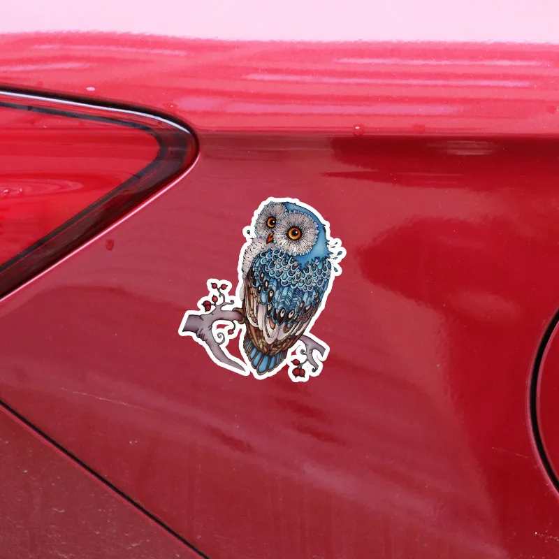 

15cmx12cm Pretty owl Vinyl Car stickers Decals Motorcycle Accessories Car-Window Decorative Goods PVC